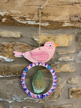 Mangeoire oiseaux - 10doigts.fr