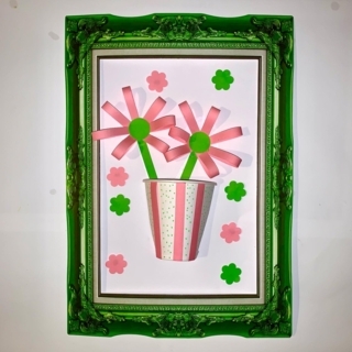 Bouquet de fleurs colorées - 10doigts.fr