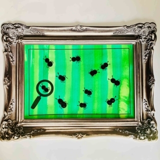 Fourmis dans l'herbe - 10doigts.fr