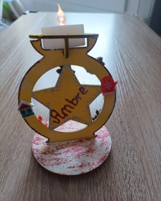 Porte bougie - 10doigts.fr