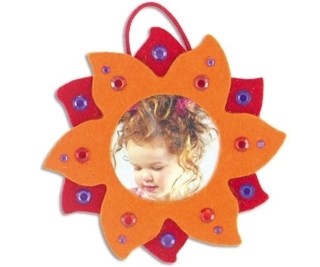 Cadre fleur - Feutrine, feutrage - 10doigts.fr