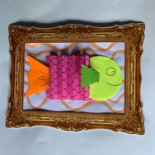 Poisson en pliage - 10doigts.fr