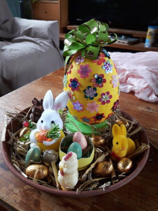 L'oeuf fleuri - 10doigts.fr