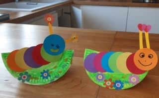 Chenille de printemps - 10doigts.fr