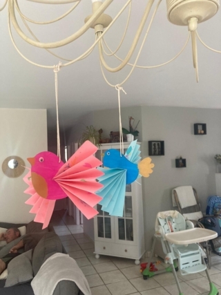 Oiseaux fête des mamans - 10doigts.fr