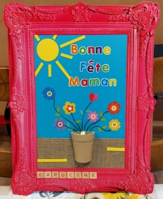 Cadre fleur - 10doigts.fr