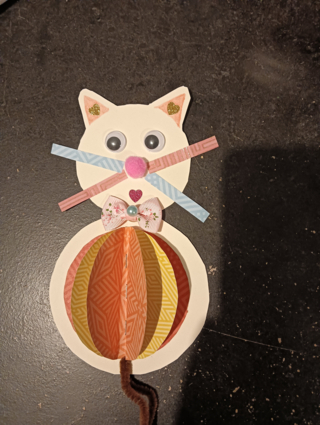 Chat coloré - 10doigts.fr