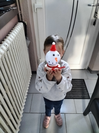 Bonhomme de neige lumineux - 10doigts.fr