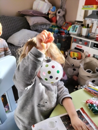 Boule de Noël - 10doigts.fr