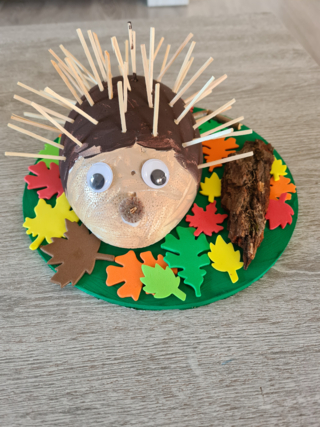 Hérisson coloré - 10doigts.fr