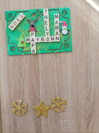 Pancarte noël - 10doigts.fr