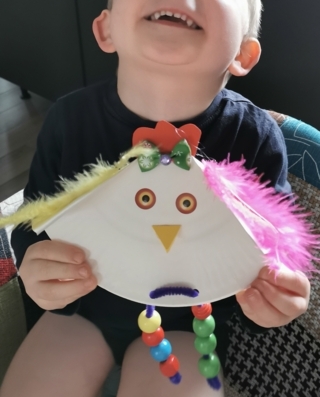 Petite poule de Pâques - 10doigts.fr