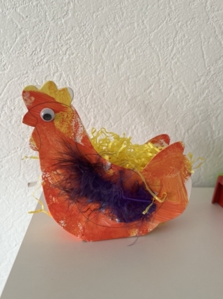 Poule de paques - 10doigts.fr