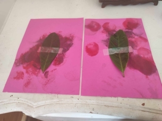 Silhouette de feuilles - 10doigts.fr