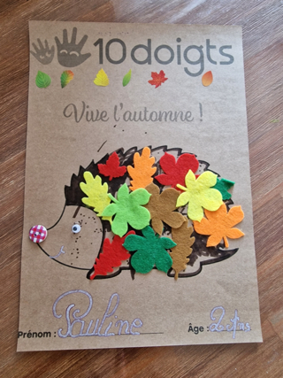 Mon Hérisson - 10doigts.fr