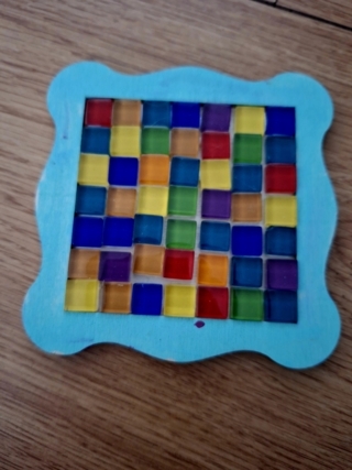 Sous verre mosaïque - 10doigts.fr