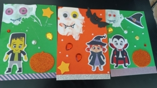 Petite carte Halloween - 10doigts.fr