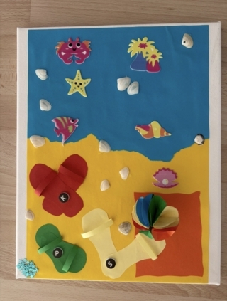 Tableau mer - 10doigts.fr