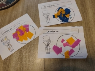 Crêpes et collages - 10doigts.fr