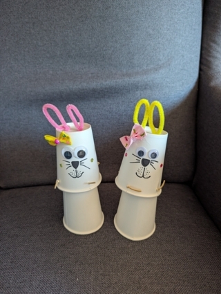 Adorables lapins sauteurs - 10doigts.fr