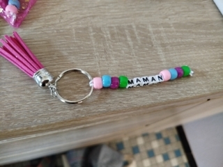 Porte-clef fête des mamans - 10doigts.fr