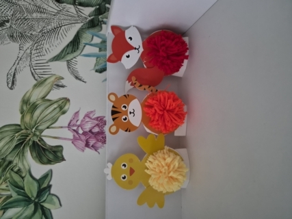 Animaux pompons - 10doigts.fr
