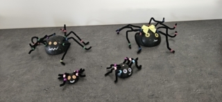 Araignées à gros yeux - 10doigts.fr