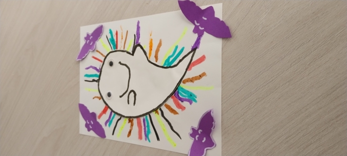 Citrouille, chat et fantôme - 10doigts.fr