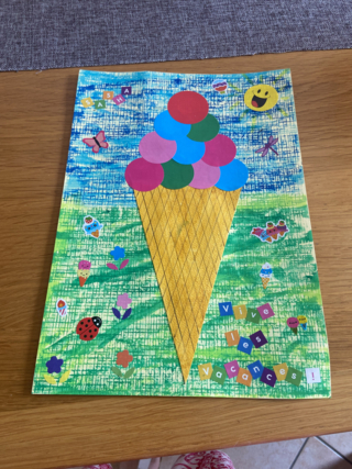 Cornet de glace - 10doigts.fr