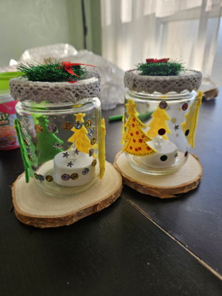 Photophore de Noël - 10doigts.fr