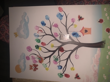 Arbre printemps - 10doigts.fr