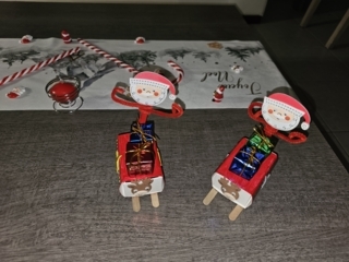 Traineau surprise de noël - 10doigts.fr