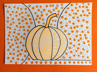 Citrouille orange - 10doigts.fr