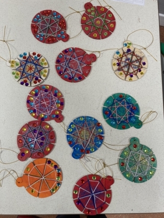 Boules de noël - 10doigts.fr