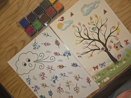 Arbre d'automne - 10doigts.fr