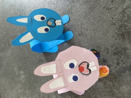 Lapin rose - 10doigts.fr