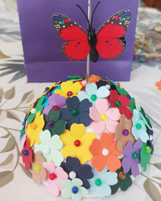 Porte photo orne fleurs - 10doigts.fr