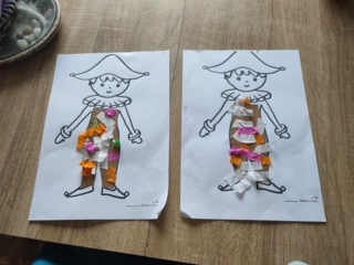 Harlequin à décorer - 10doigts.fr