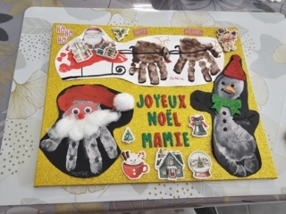 Toile de noël - 10doigts.fr