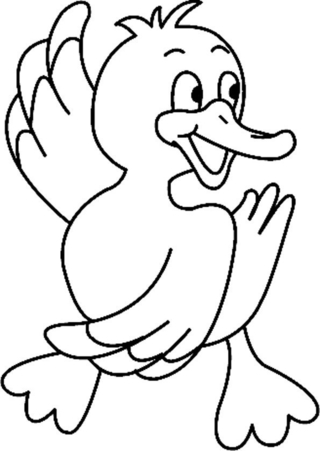 Canard 09 - Coloriages animaux - Coloriages - 10doigts.fr