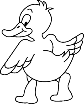Canard12 - Coloriages animaux - Coloriages - 10doigts.fr