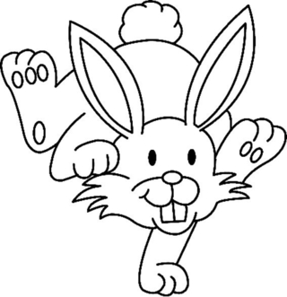Lapin 11 - Coloriages animaux - Coloriages - 10doigts.fr