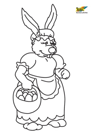 Lapin 57 - Coloriages animaux - Coloriages - 10doigts.fr