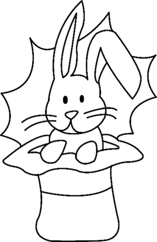 Lapin02 - Coloriages animaux - Coloriages - 10doigts.fr