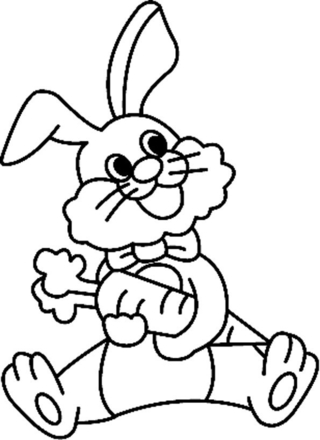 Lapin07 - Coloriages animaux - Coloriages - 10doigts.fr