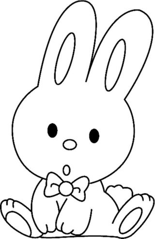 Lapin09 - Coloriages animaux - Coloriages - 10doigts.fr