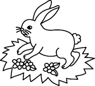 Lapin17 - Coloriages animaux - Coloriages - 10doigts.fr