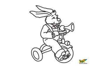 Lapin49 - Coloriages animaux - Coloriages - 10doigts.fr