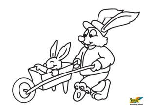 Lapin67 - Coloriages animaux - Coloriages - 10doigts.fr
