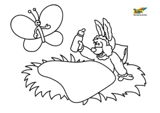 Lapin72 - Coloriages animaux - Coloriages - 10doigts.fr